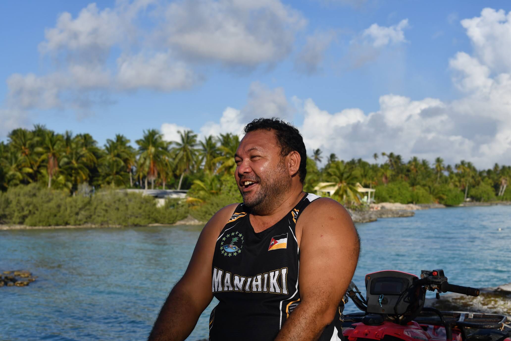 The only thing on Manihiki that is contagious is laughter